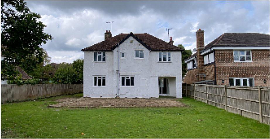 The property before works began